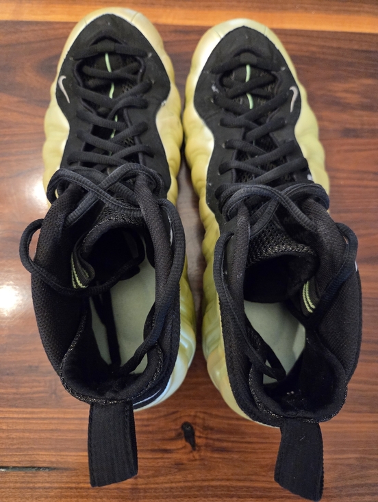VINTAGE 2011 Nike Air Foamposite Pro Electric Green Men\'s Size 13 RARE !! main image 7